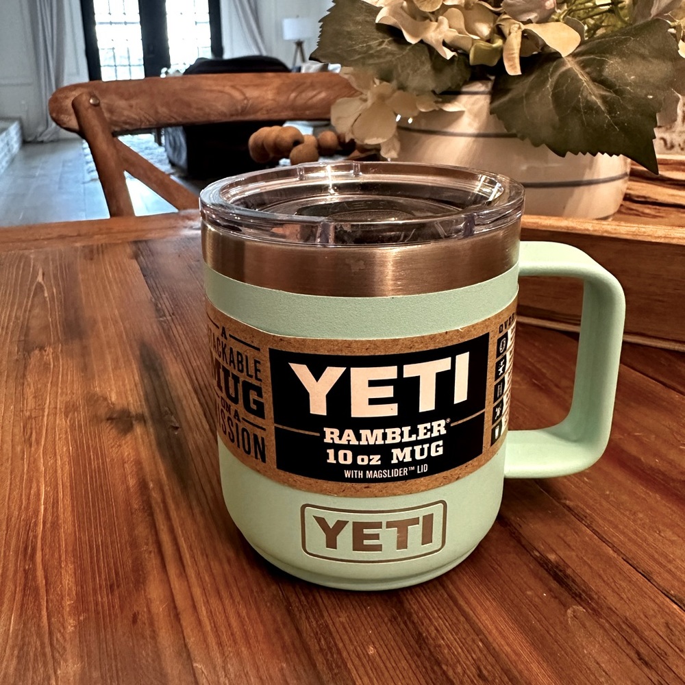 NWT Seafoam Yeti Rambler 10 oz.